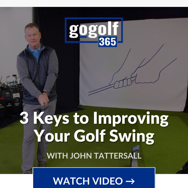 3 keys to improve your swing 🏌️‍♂️ Video guide