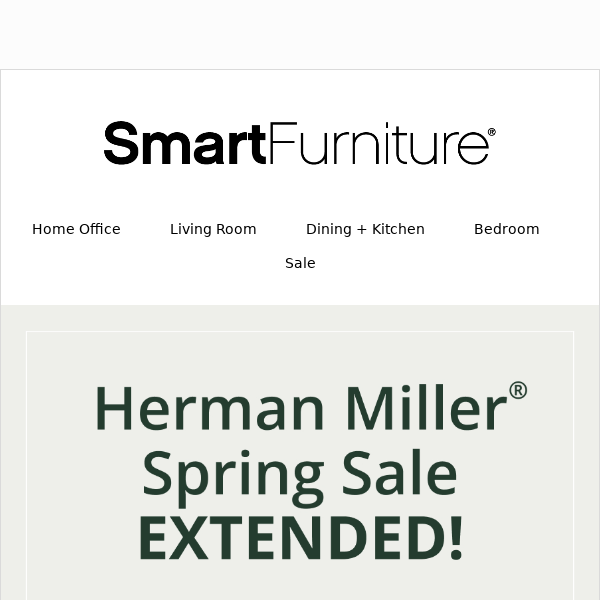 20% Off Herman Miller Ends Tonight! 🌛