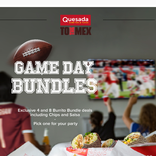 🌯Here is 1 thing you’ll need for your 🏈 Big Game party