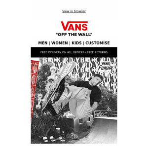 Shop Black Friday. Vans Family Members Only.