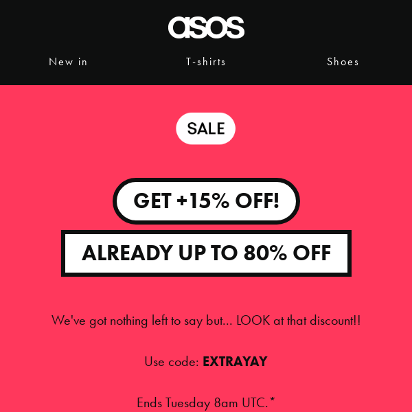 EXTRA 15% off Sale 🛍 👀 - ASOS Australia