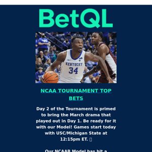 ☘️ Day 2: Tournament Best Bets ☘️