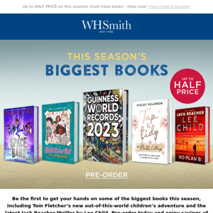 This season’s biggest books – pre-order now!