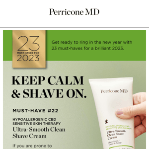 Must-Have #22: Hypoallergenic CBD Shave Cream.