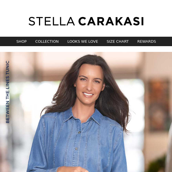 Between The Lines Tunic, Stella Carakasi, Sustainable