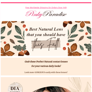 ✨Best Natural Contacts for this Fall🍂