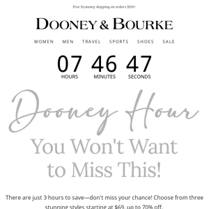 It's Dooney Hour!