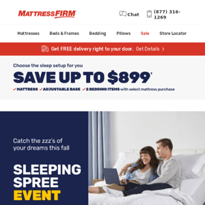 Save up to $899 on a total sleep solution