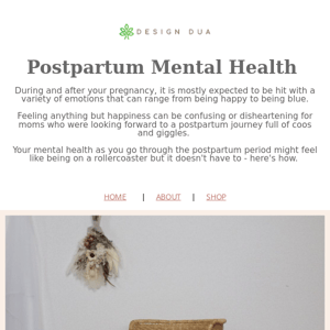 Dealing With Postpartum Mental Health