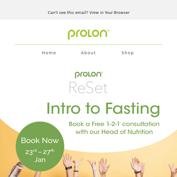 Fasting Week | Book A FREE 1-2-1 With Our Head Of Nutrition 💚