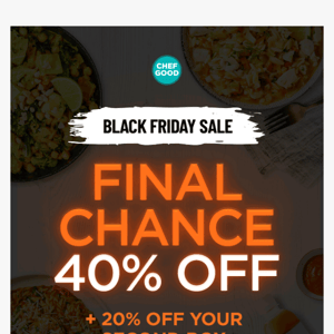 [LAST DAY] to save 40% off! ⏰🤑