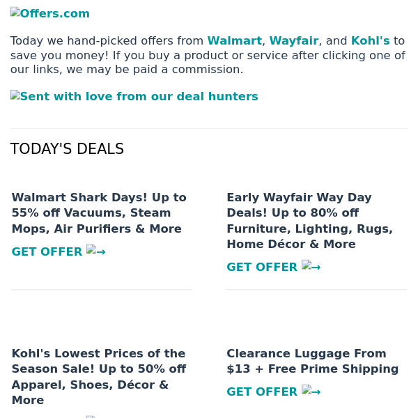 Offers.com - Latest Emails, Sales & Deals