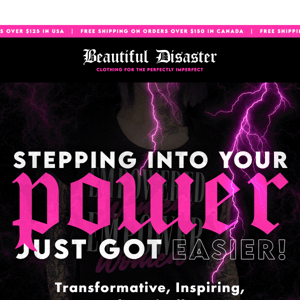 Beautiful Disaster Clothing, Unleash Your Power 💪