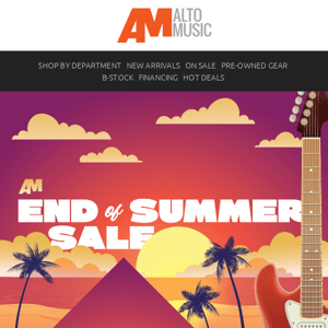 End of Summer Sale: Last Day to Save on Yamaha, Focusrite & more!