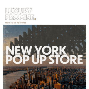 New York Pop Up Store 🗽