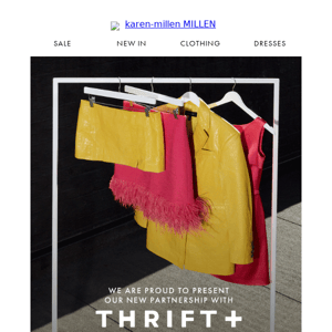 We're proud to present our new partnership with Thrift +