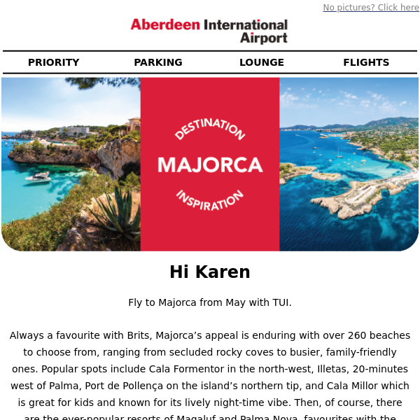 Unlock your summer adventure and soak up the sun in Majorca Aberdeen Airport 🛫☀️