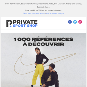 ✦ NIKE ✦ Offre inédite, plus de 1 000 références !