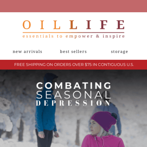 ✨Brighten Your Winter Days: Combat Seasonal Depression with Essential Oils and More 🌿