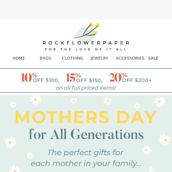 Mothers Day Gifts for All Generations
