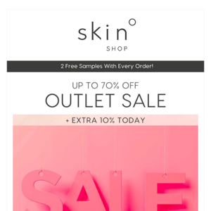 Extra 10% OFF: OUTLET Sale 💸