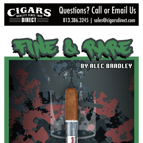 Indulge in FINE & RARE 2023 Limited Edition by Alec Bradley!