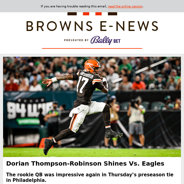 Cleveland Browns quarterback Dorian Thompson-Robinson takes part in drills  at the NFL football team's practice facility Tuesday, June 6, 2023, in  Berea, Ohio. (AP Photo/Ron Schwane Stock Photo - Alamy