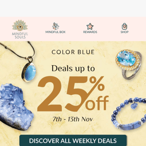 💙 Weekly Deals: The Color Blue!