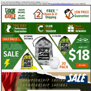  🚩 Prior Gen TITLEIST & FOOTJOY Sale + 15% OFF Your Order!