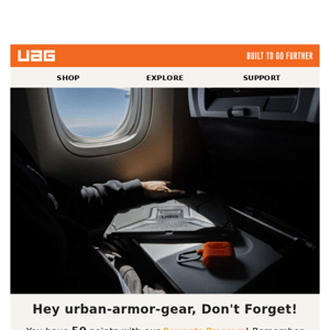 Hey Urban Armor Gear, Don't Forget Your Points!