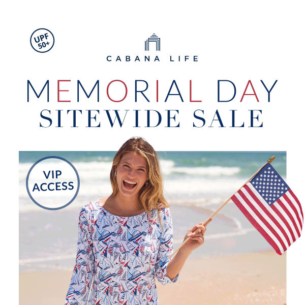 Memorial Day Sale: 25% off SITEWIDE 💙❤️