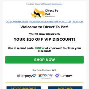 Here's your VIP discount code!