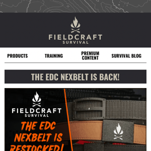 ⚡The EDC Nexbelt is Back!