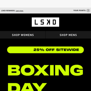 Boxing Day Sale is LIVE! 🔥