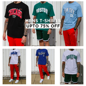 UPTO 75% OFF MENS T-SHIRTS!! 😍