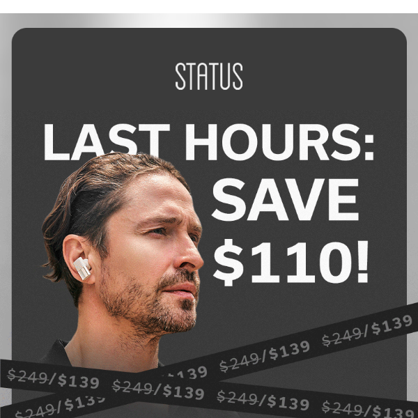 ⚠️Warning: $110 Off ANC Earbuds Ends Tonight