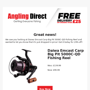 🎣 Price Drop Alert! 🎣