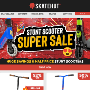 🛴 Stunt Scooter Super Sale! Save Big on Scooters & Parts 🎉