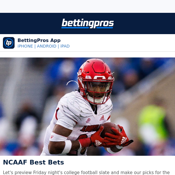 Tonight's Best College Football Picks 