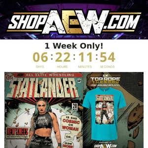 Kris Statlander Limited Edition Tee - Available 1 Week Only