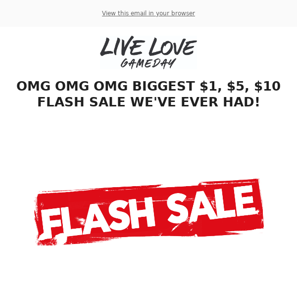 Biggest $1, $5, $10 Flash We’ve Ever Had
