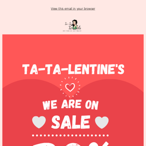 Valentine's Day Sale💗