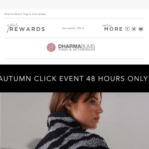 UP TO 30% OFF NEW COLLECTION 48 HOURS ONLY - AUTUMN CLICK EVENT