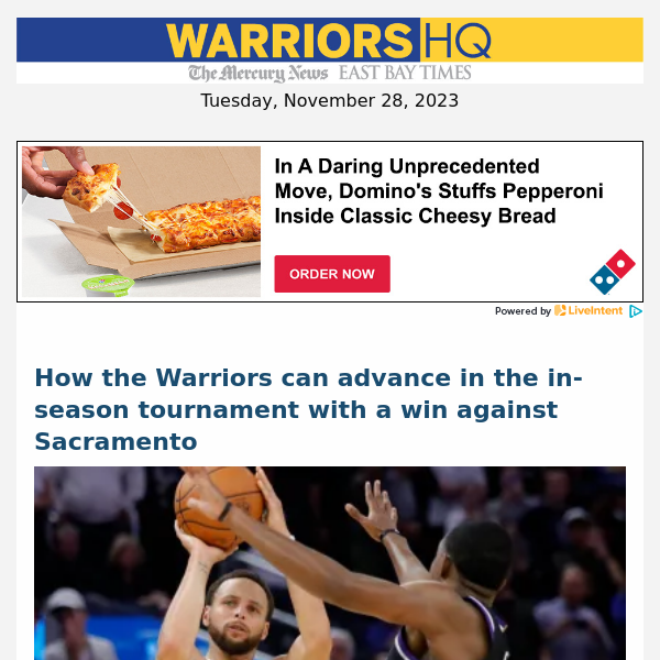 How the Warriors can advance in the in-season tournament with a win against Sacramento