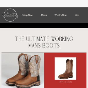 For the working man