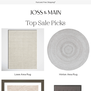 Up to 30% off the LOWE AREA RUG + an extra 15% off BED & BATH