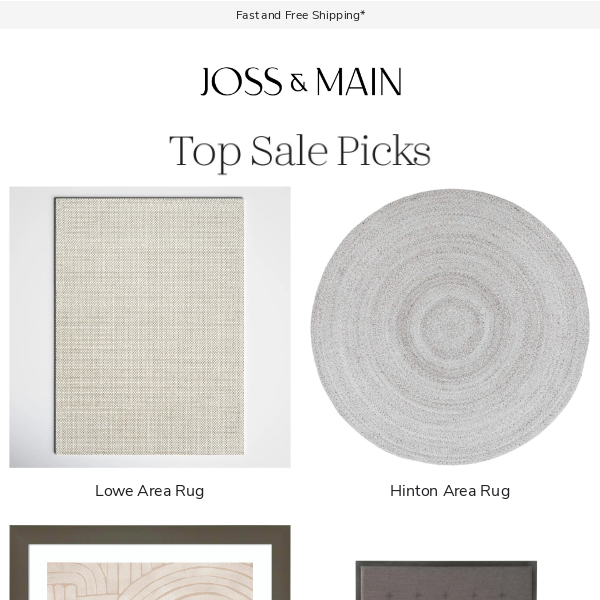 Up to 30% off the LOWE AREA RUG + an extra 15% off BED & BATH