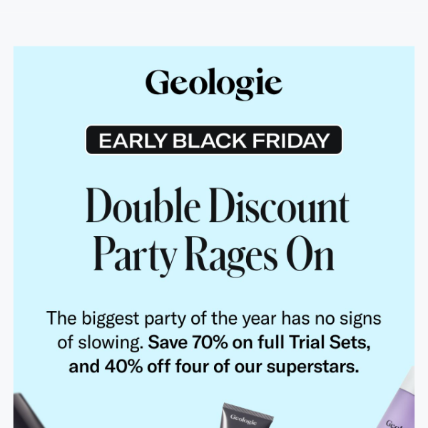 🎉Our Early Black Friday Discount Party 🥳 is popping off! 🎉
