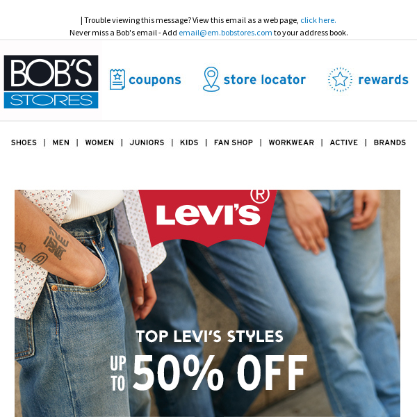 Levis on sale store locator