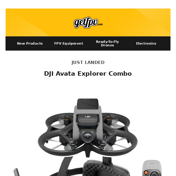 🚀🔥 New: DJI AVATA EXPLORER Combo + DJI Integra Goggles  |  Back in Stock: iFlight Gear  🔥🚀